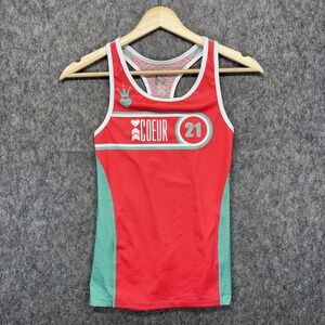 COEUR Triathlon Tank Top Shirt Women's Small Sleeveless Train Run Cycling Pink